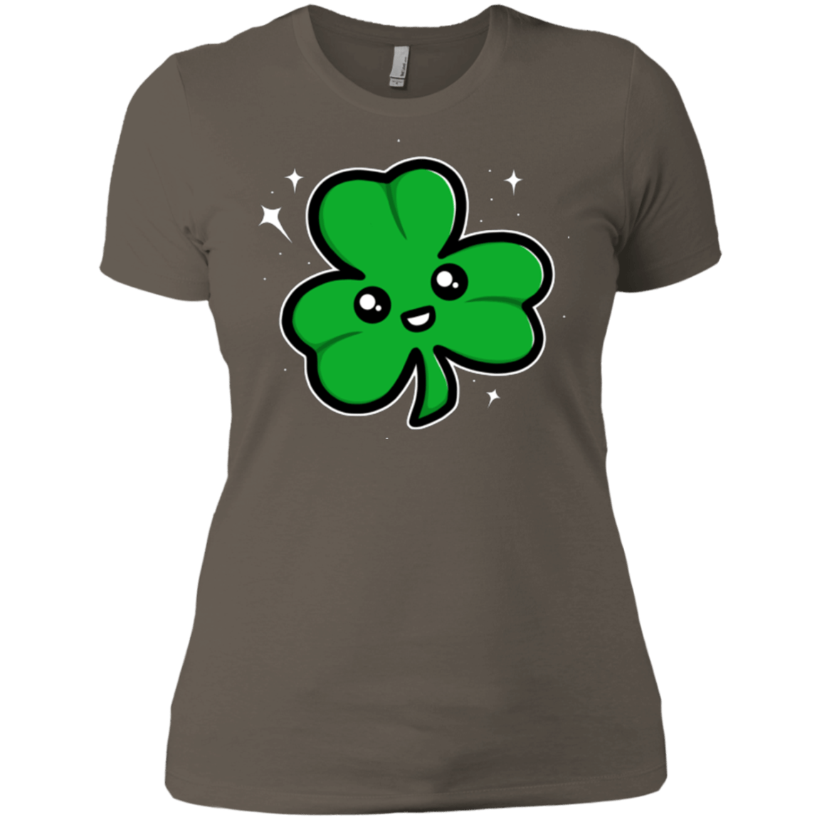 T-Shirts Warm Grey / X-Small Super Cute Shamrock Women's Premium T-Shirt
