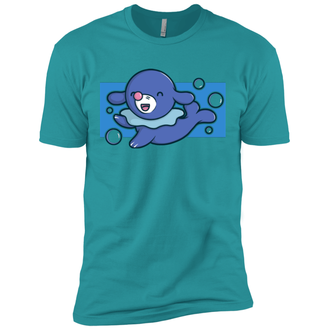 T-Shirts Tahiti Blue / X-Small Super Cute Starter Popplio Men's Premium T-Shirt