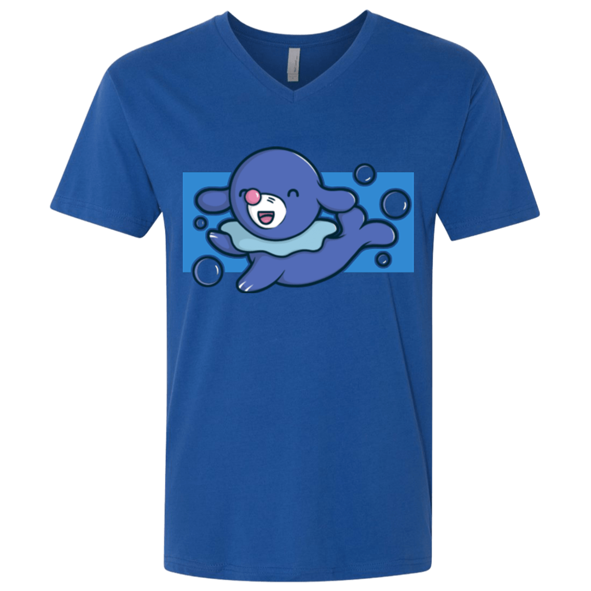 T-Shirts Royal / X-Small Super Cute Starter Popplio Men's Premium V-Neck