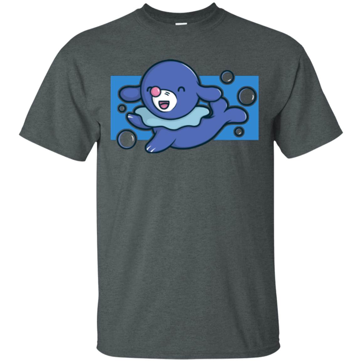 T-Shirts Dark Heather / Small Super Cute Starter Popplio T-Shirt