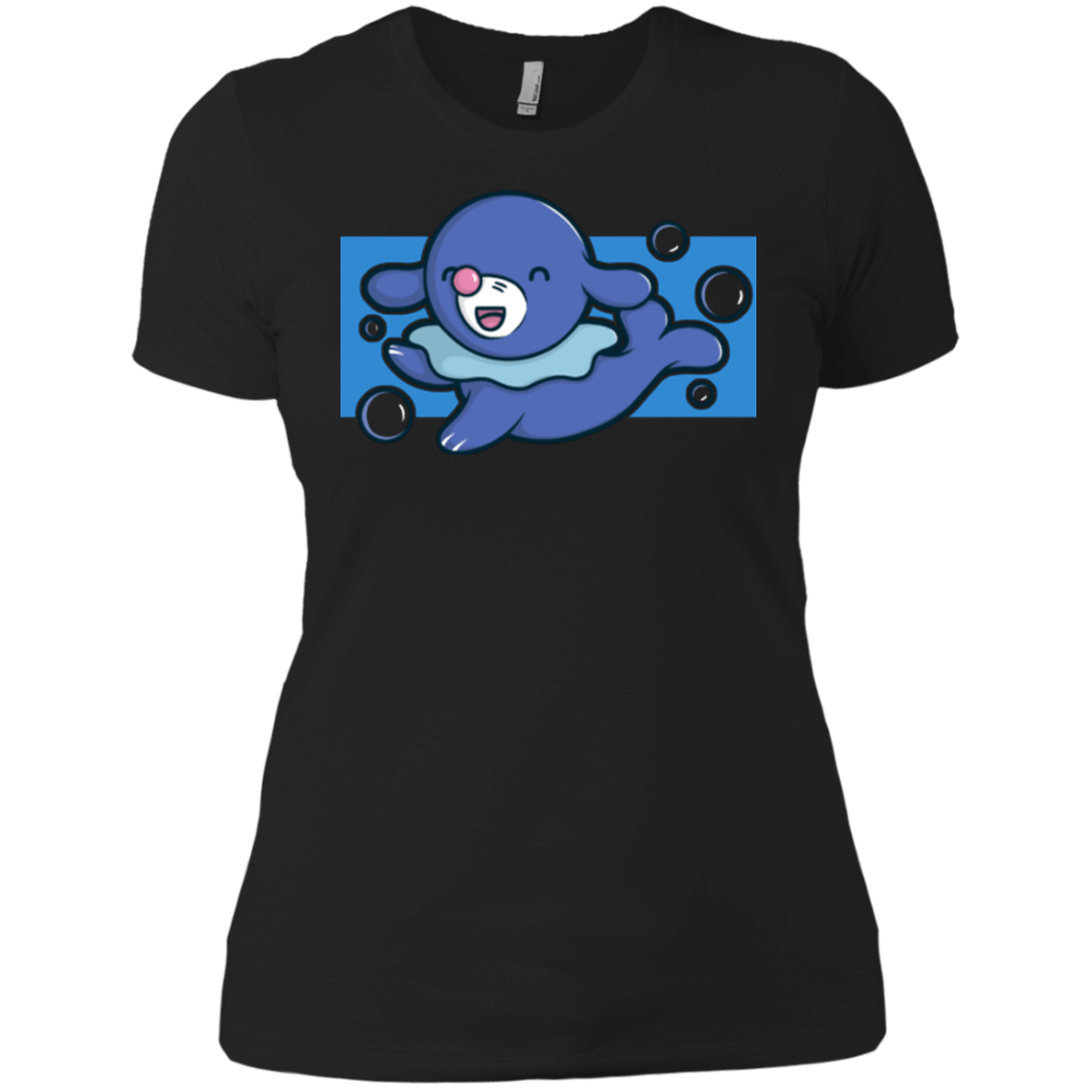 T-Shirts Black / X-Small Super Cute Starter Popplio Women's Premium T-Shirt
