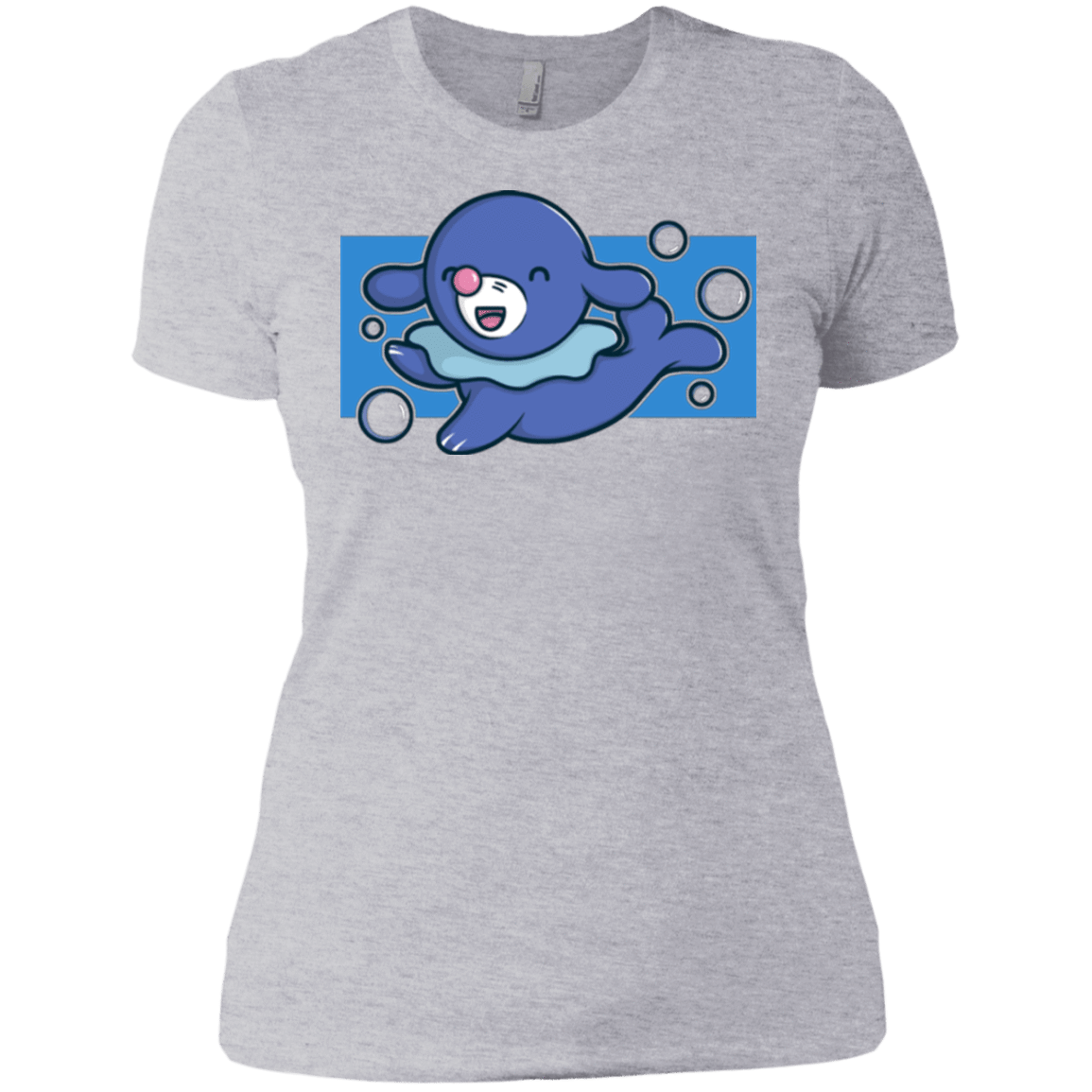 T-Shirts Heather Grey / X-Small Super Cute Starter Popplio Women's Premium T-Shirt