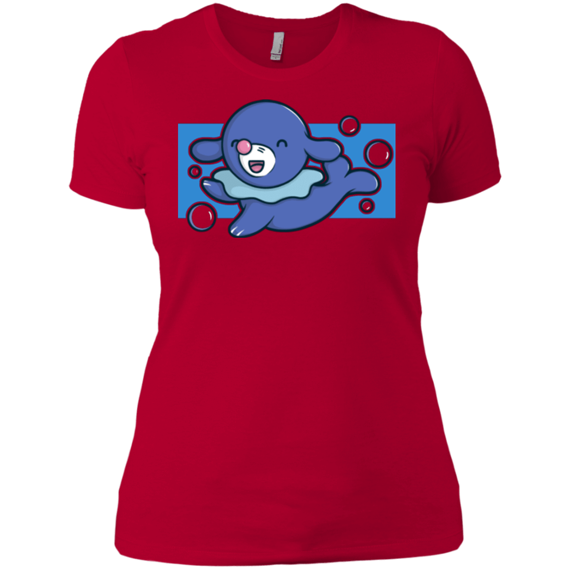 T-Shirts Red / X-Small Super Cute Starter Popplio Women's Premium T-Shirt