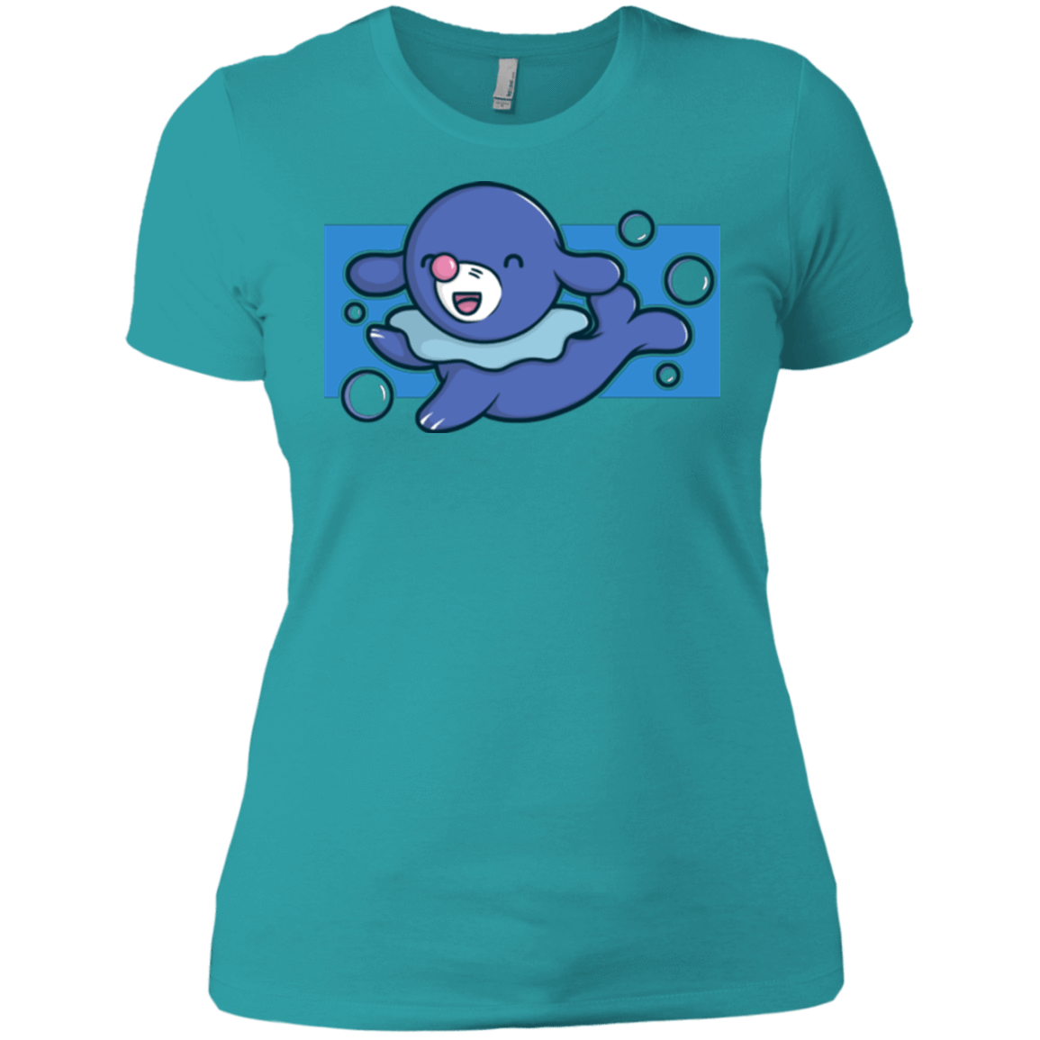 T-Shirts Tahiti Blue / X-Small Super Cute Starter Popplio Women's Premium T-Shirt
