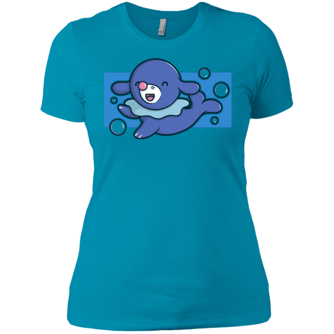T-Shirts Turquoise / X-Small Super Cute Starter Popplio Women's Premium T-Shirt