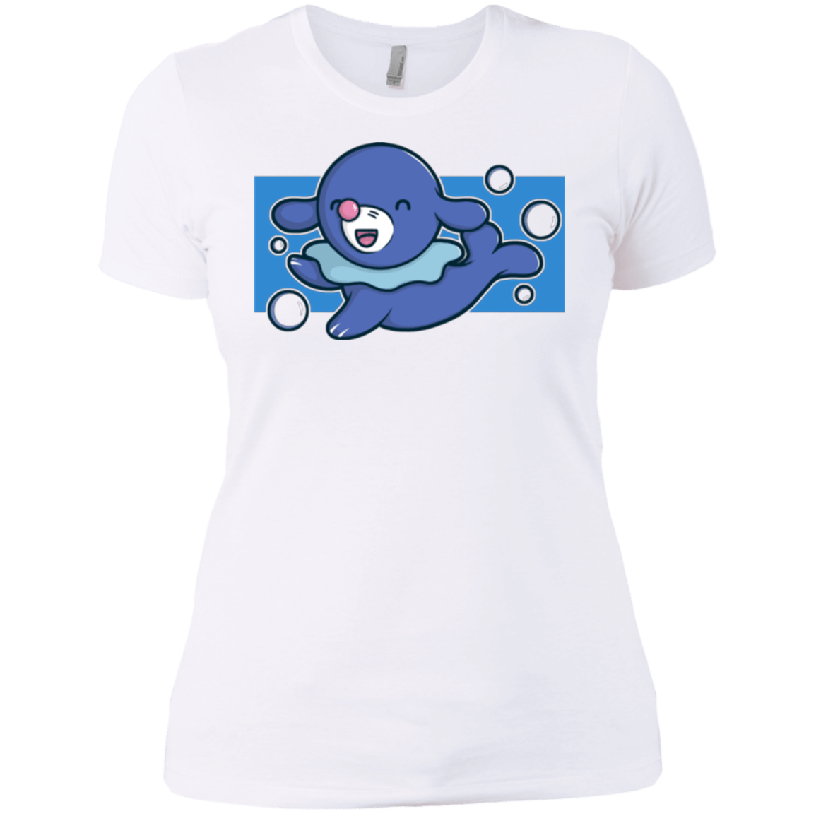 T-Shirts White / X-Small Super Cute Starter Popplio Women's Premium T-Shirt
