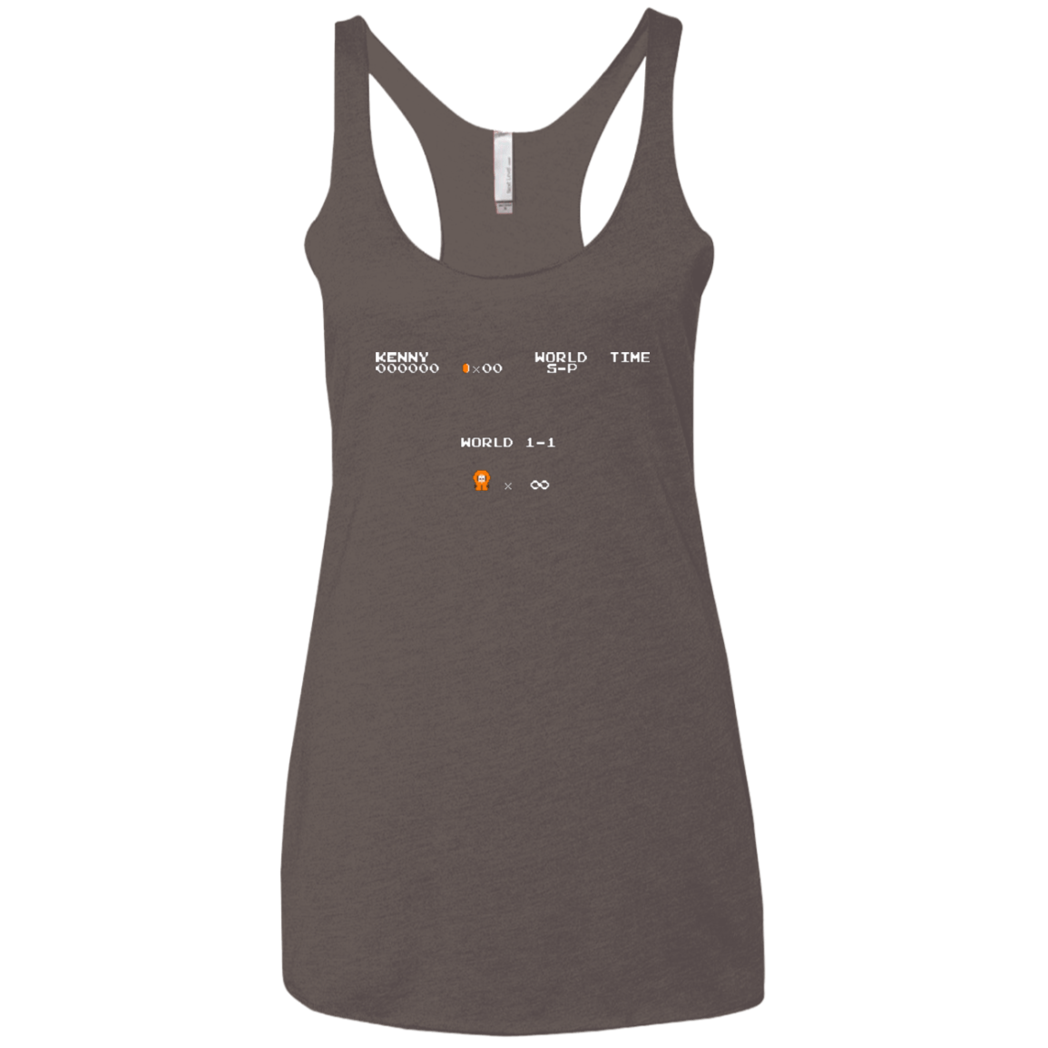T-Shirts Macchiato / X-Small Super Dead Bros Women's Triblend Racerback Tank