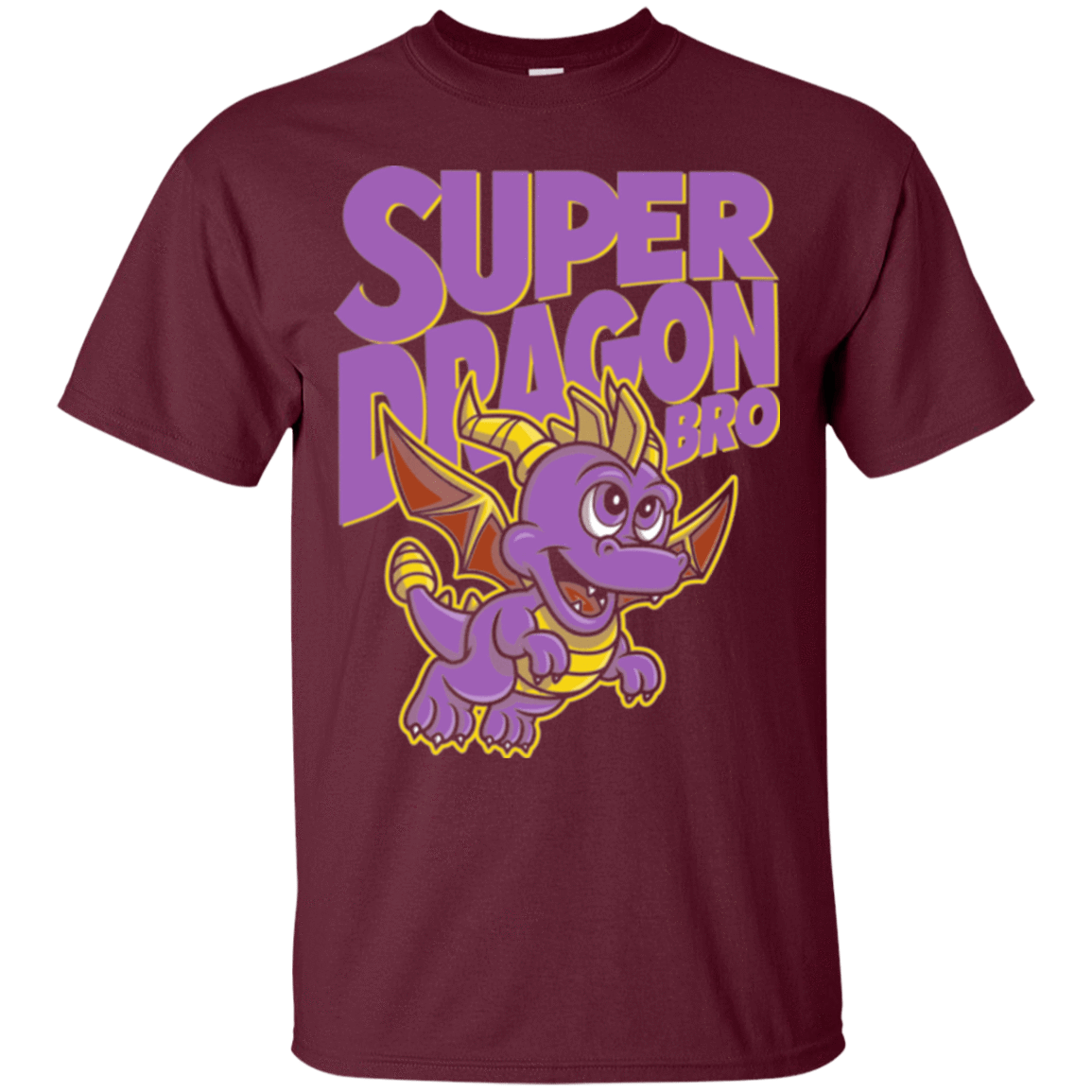 T-Shirts Maroon / Small Super Dragon Bros T-Shirt