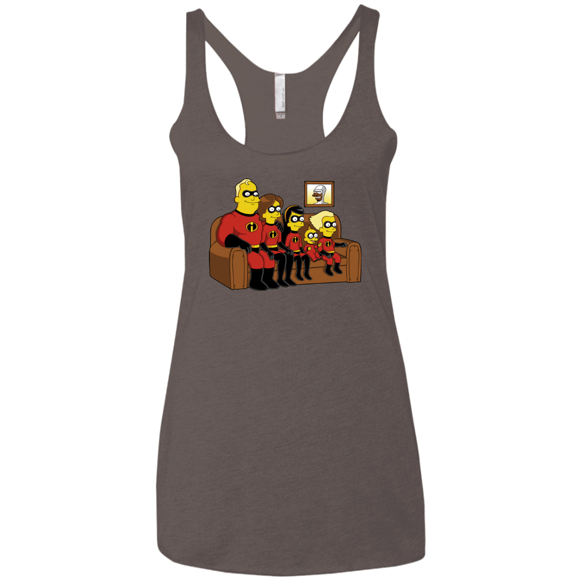 Super Family Women's Triblend Racerback Tank