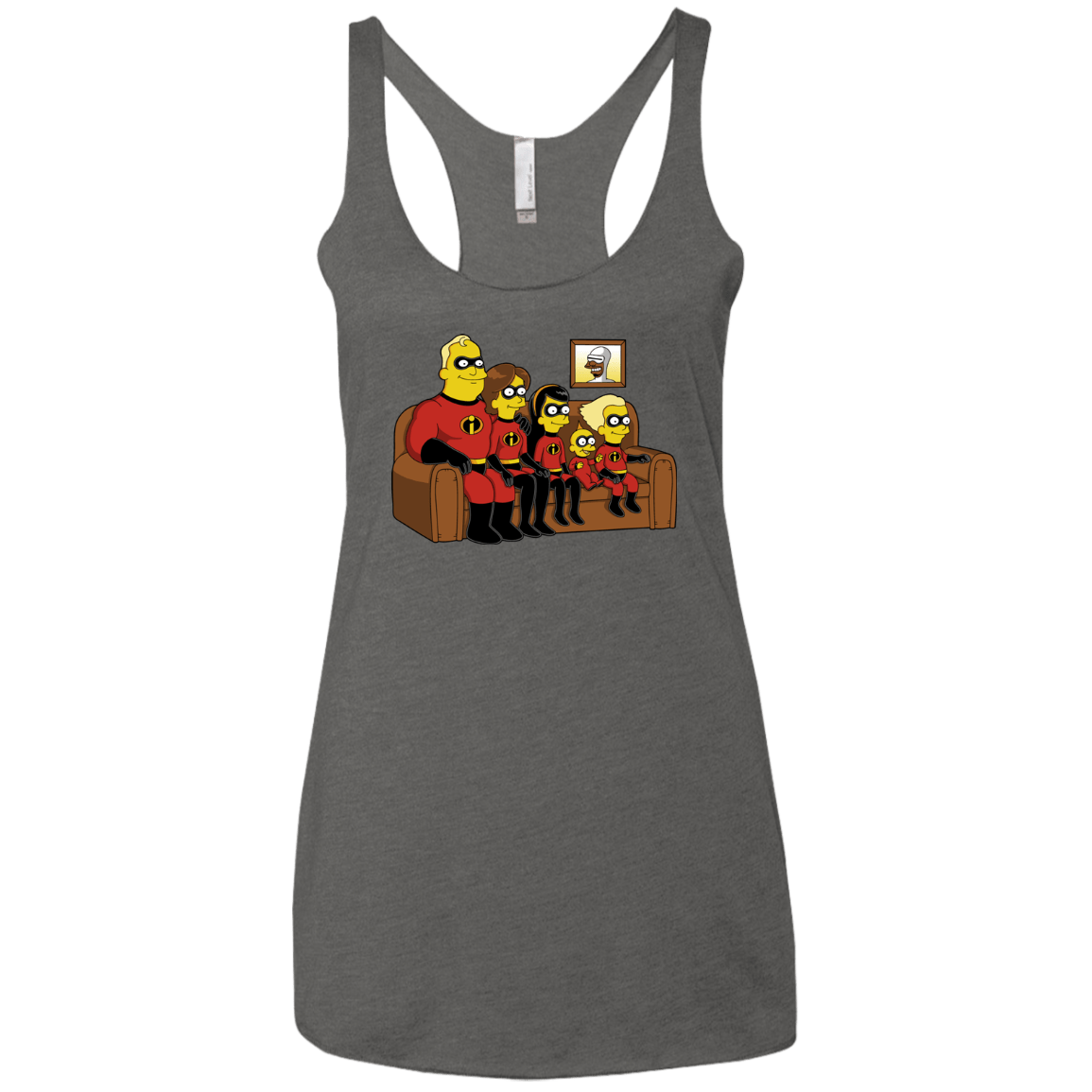 Super Family Women's Triblend Racerback Tank