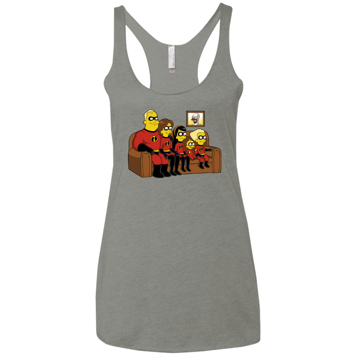 Super Family Women's Triblend Racerback Tank