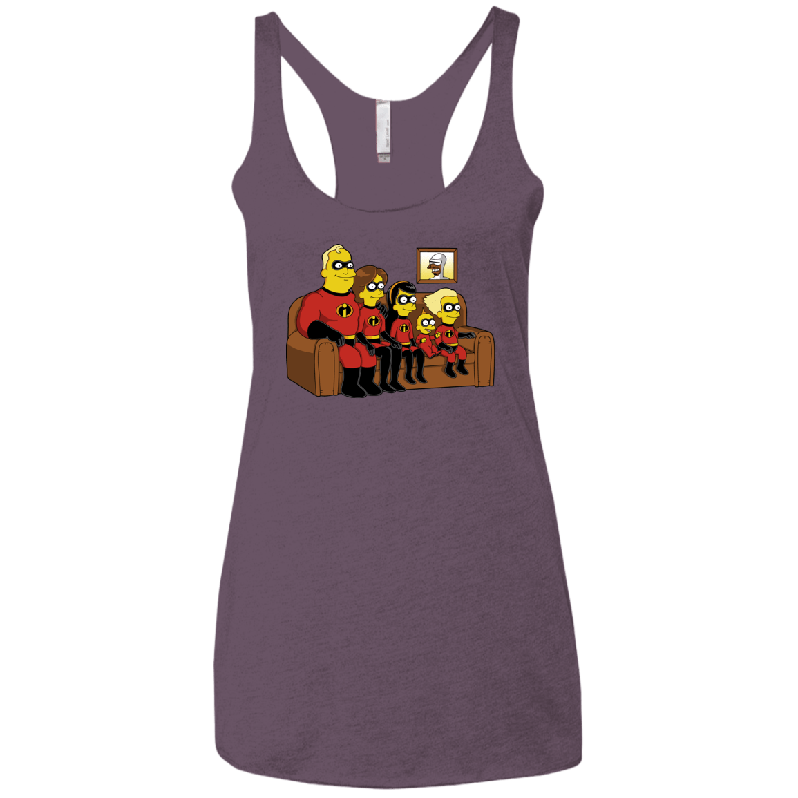 Super Family Women's Triblend Racerback Tank