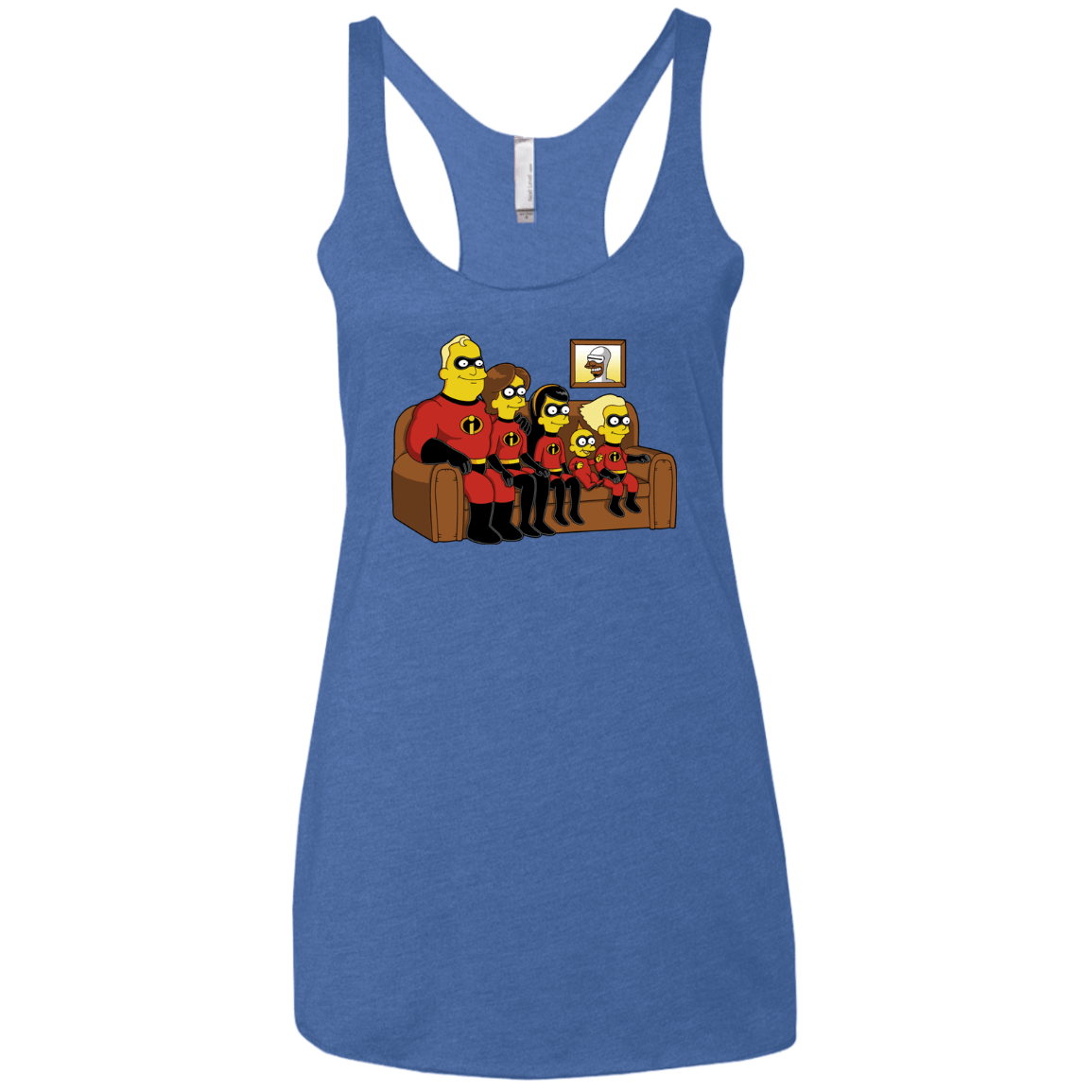 Super Family Women's Triblend Racerback Tank