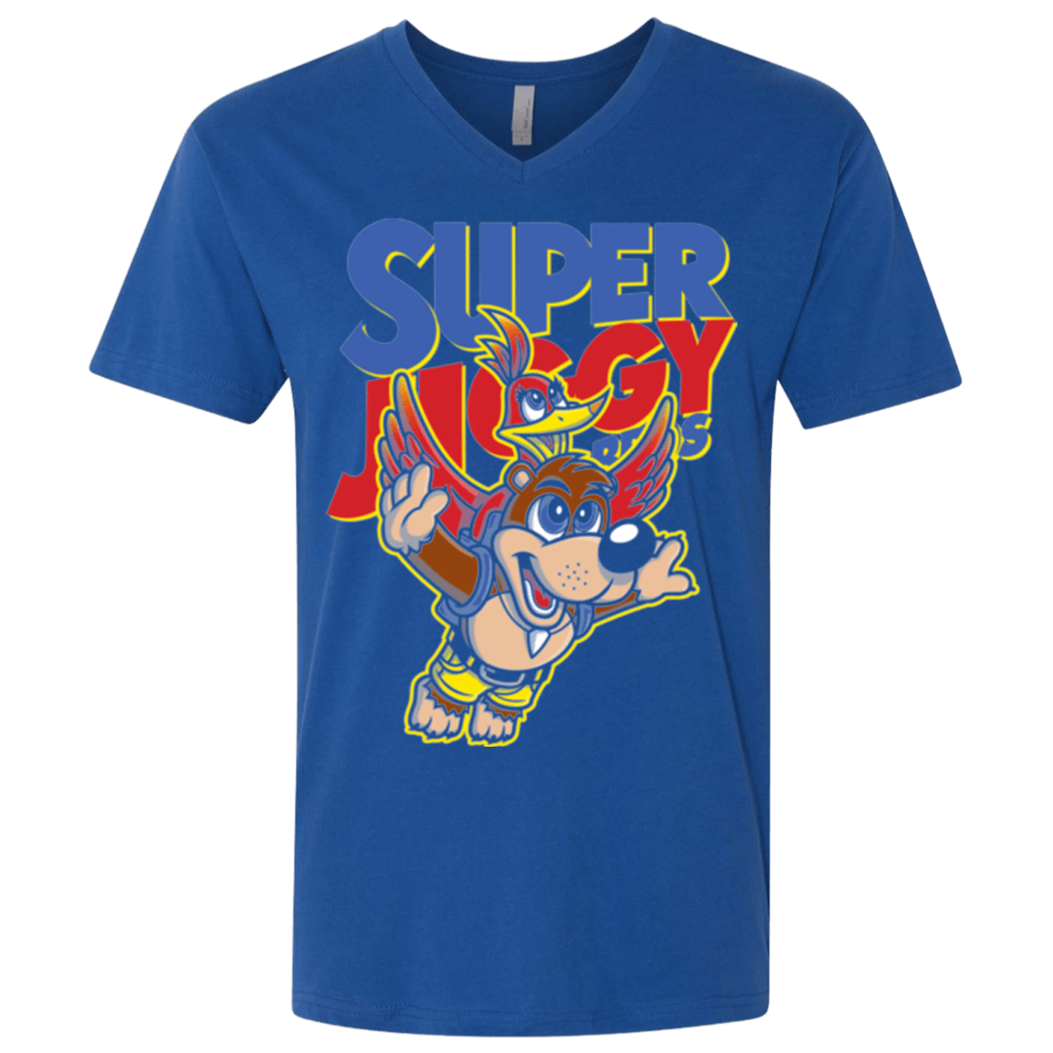 T-Shirts Royal / X-Small Super Jiggy Bros Men's Premium V-Neck