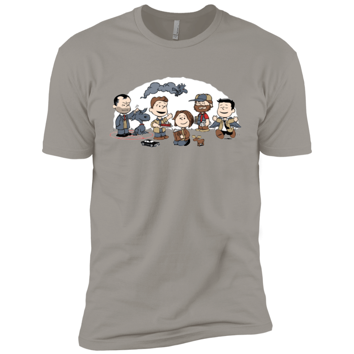 T-Shirts Light Grey / YXS Super Nutural Boys Premium T-Shirt