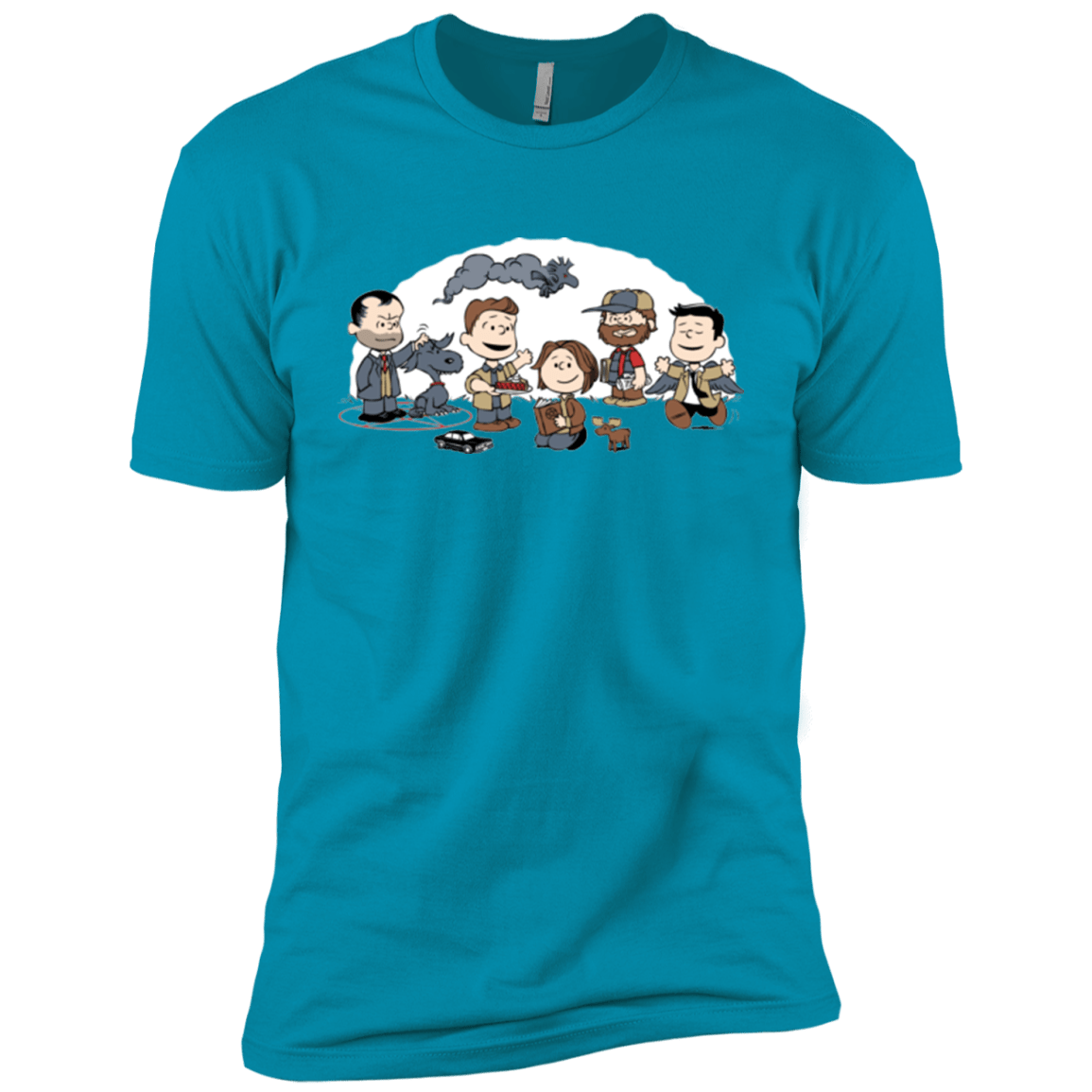 T-Shirts Turquoise / YXS Super Nutural Boys Premium T-Shirt