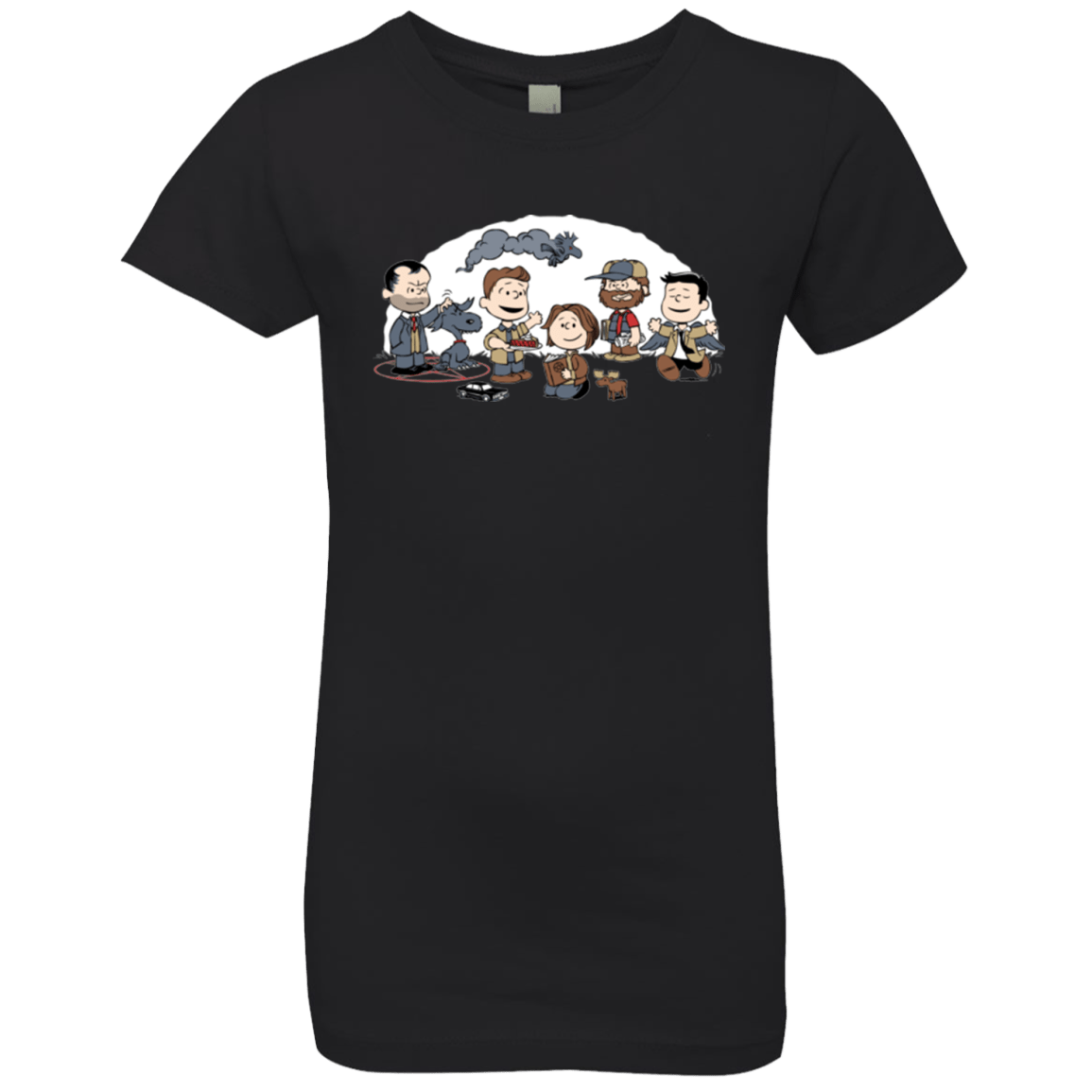 T-Shirts Black / YXS Super Nutural Girls Premium T-Shirt