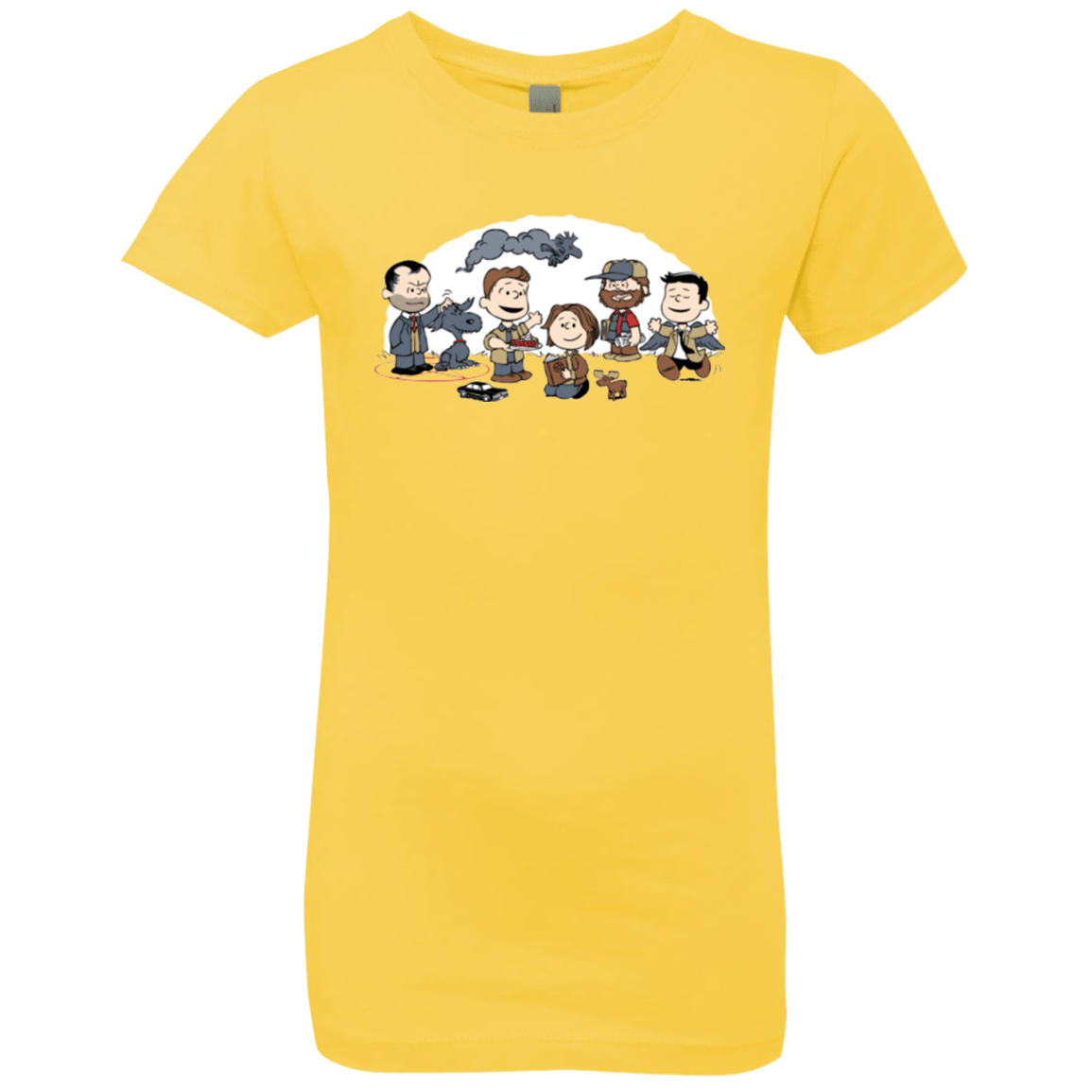 T-Shirts Vibrant Yellow / YXS Super Nutural Girls Premium T-Shirt