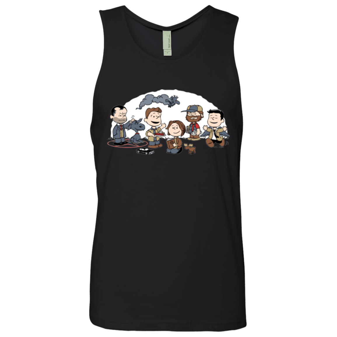 T-Shirts Black / Small Super Nutural Men's Premium Tank Top