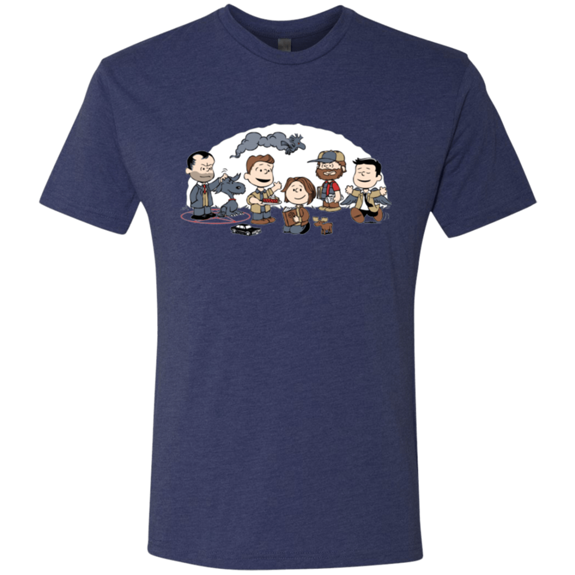 T-Shirts Vintage Navy / Small Super Nutural Men's Triblend T-Shirt