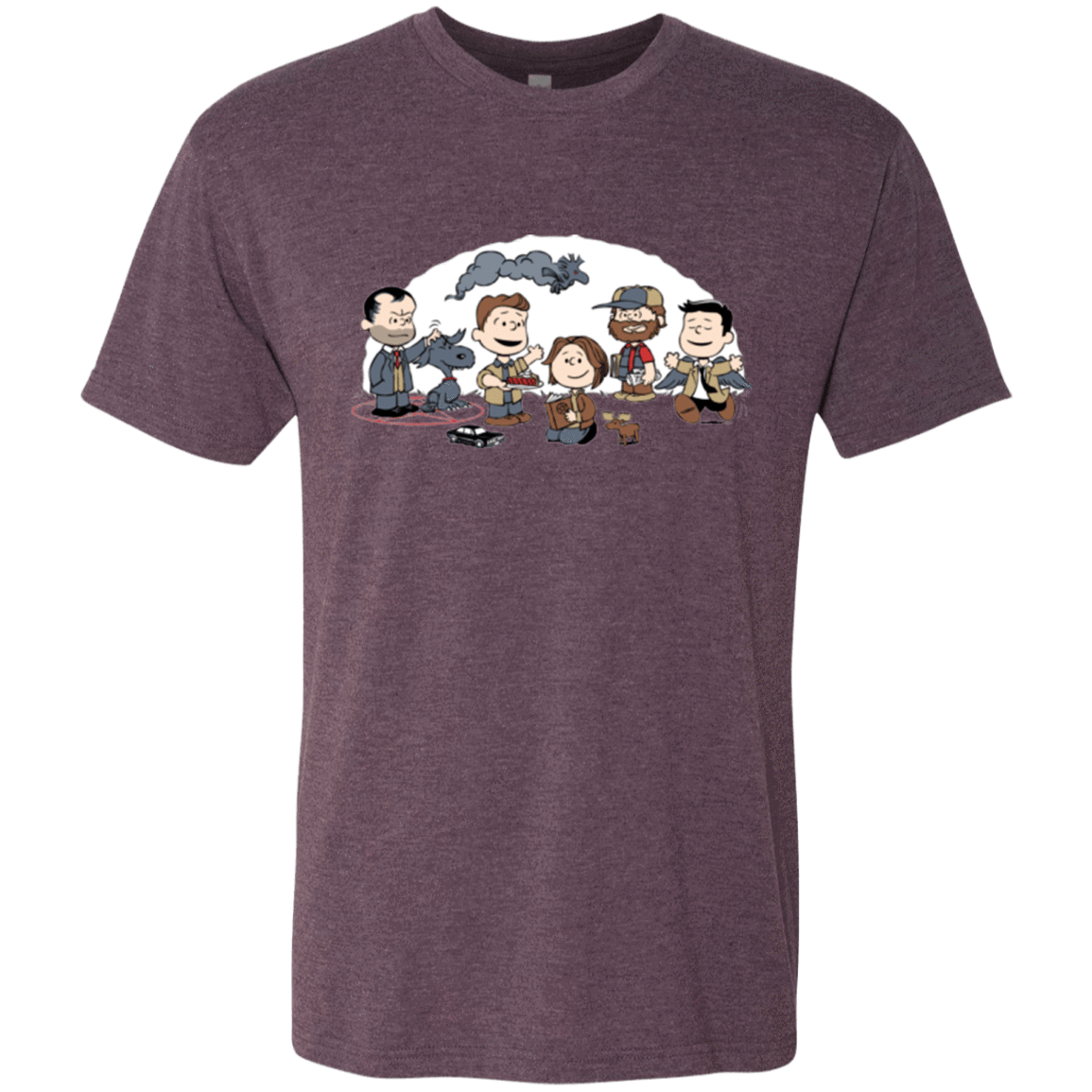 T-Shirts Vintage Purple / Small Super Nutural Men's Triblend T-Shirt