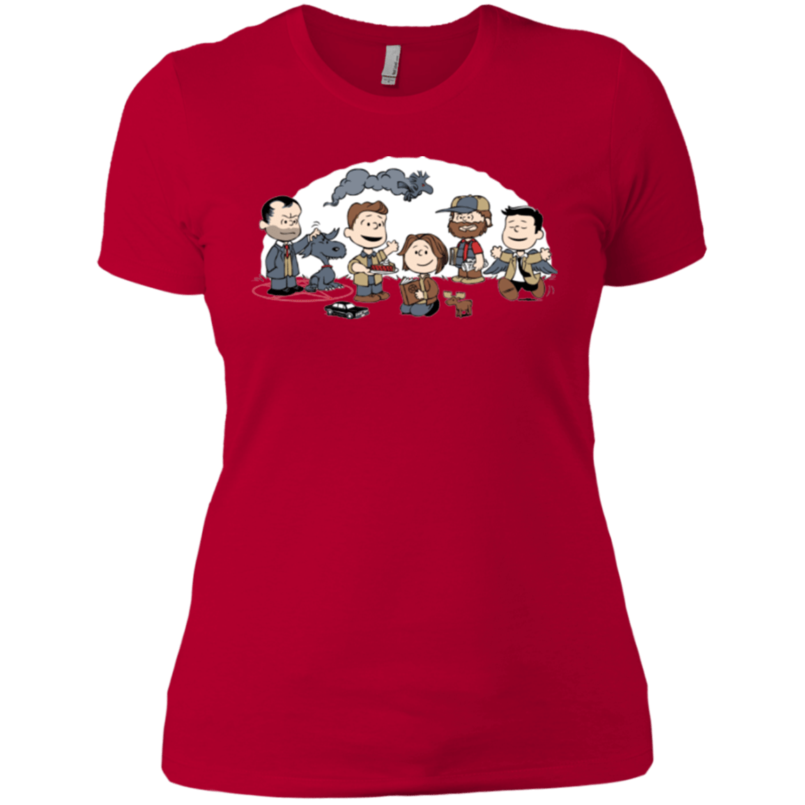 T-Shirts Red / X-Small Super Nutural Women's Premium T-Shirt