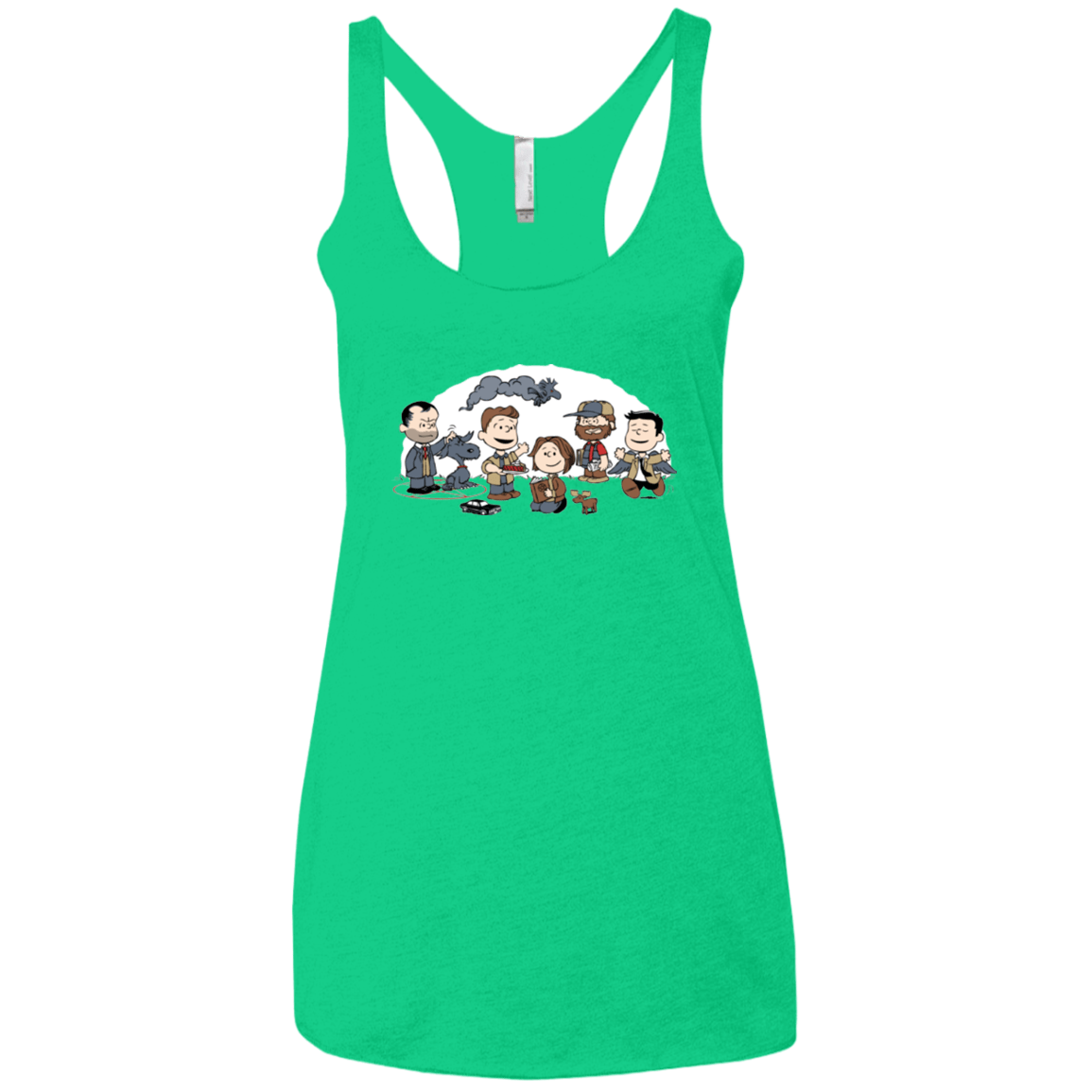 T-Shirts Envy / X-Small Super Nutural Women's Triblend Racerback Tank