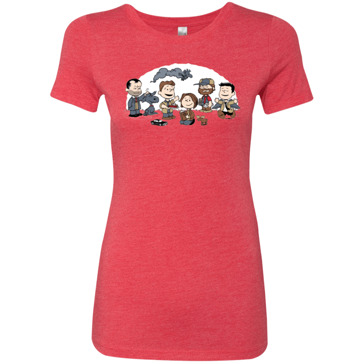 T-Shirts Vintage Red / Small Super Nutural Women's Triblend T-Shirt
