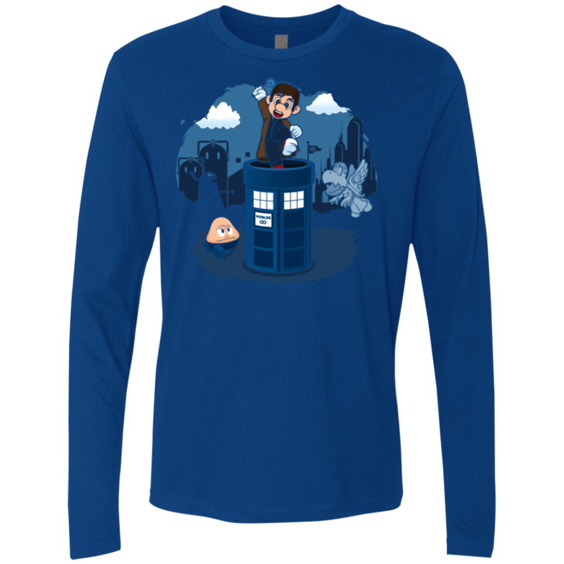T-Shirts Royal / Small Super Pipelord Men's Premium Long Sleeve