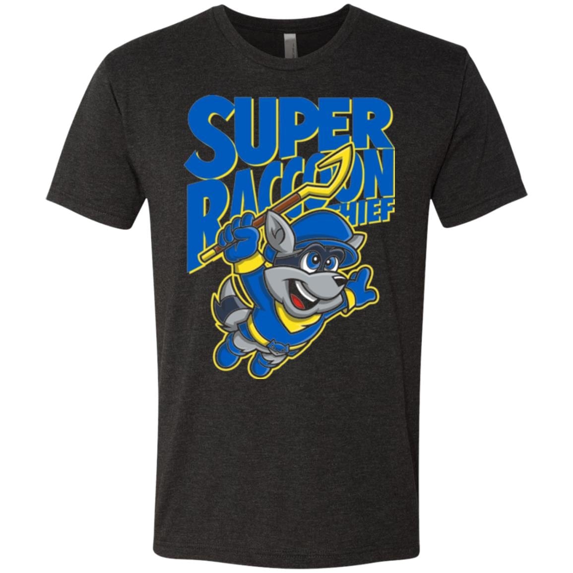T-Shirts Vintage Black / Small Super Racoon Thief Men's Triblend T-Shirt