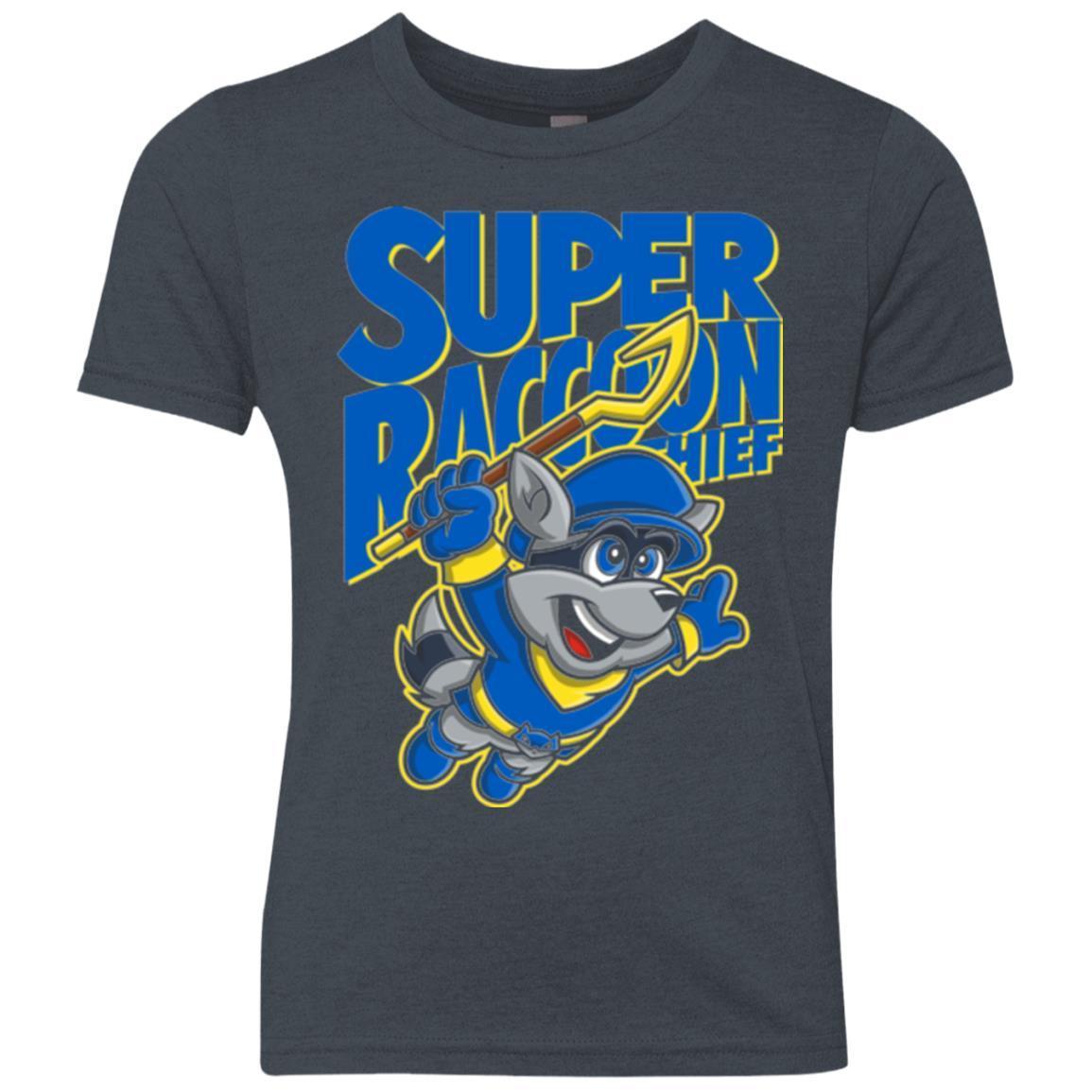 T-Shirts Vintage Navy / YXS Super Racoon Thief Youth Triblend T-Shirt