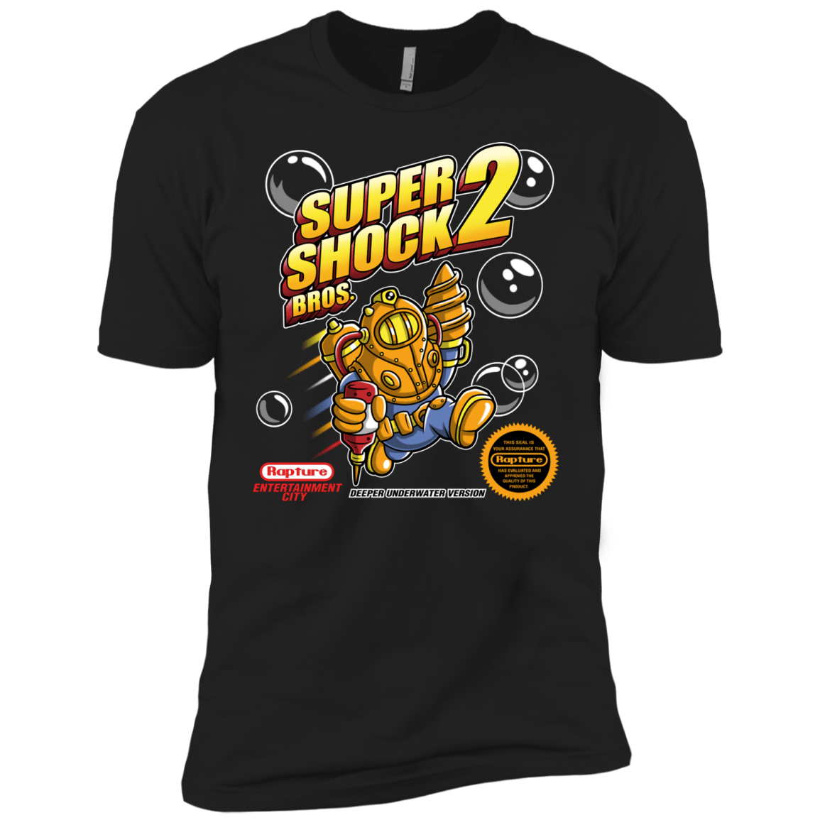 T-Shirts Black / YXS Super Shock Bros 2 Boys Premium T-Shirt