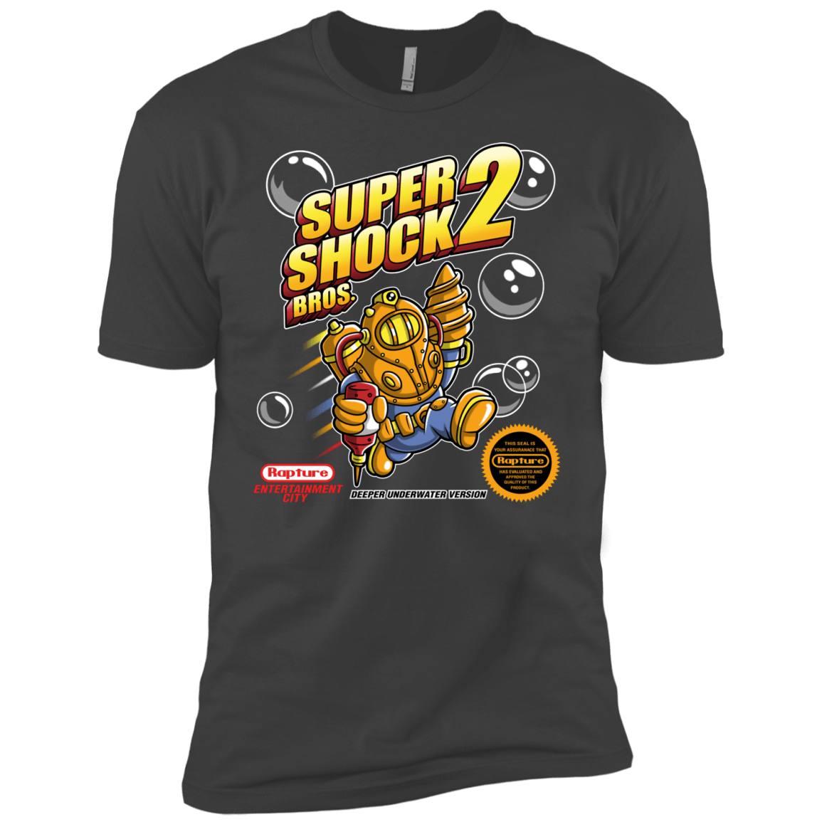 T-Shirts Heavy Metal / YXS Super Shock Bros 2 Boys Premium T-Shirt