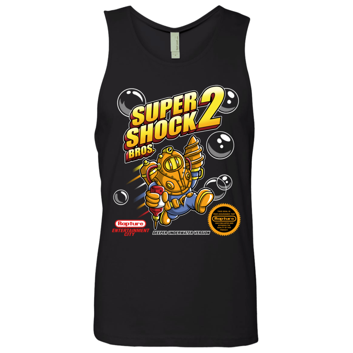 T-Shirts Black / Small Super Shock Bros 2 Men's Premium Tank Top