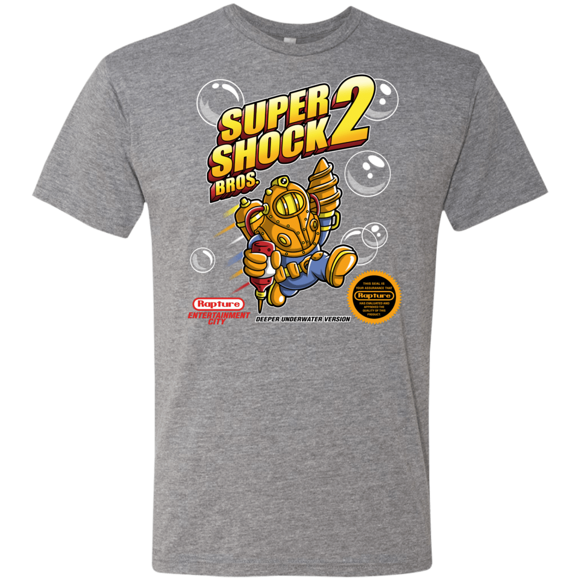 T-Shirts Premium Heather / Small Super Shock Bros 2 Men's Triblend T-Shirt