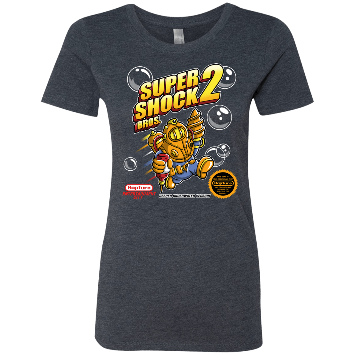 T-Shirts Vintage Navy / Small Super Shock Bros 2 Women's Triblend T-Shirt