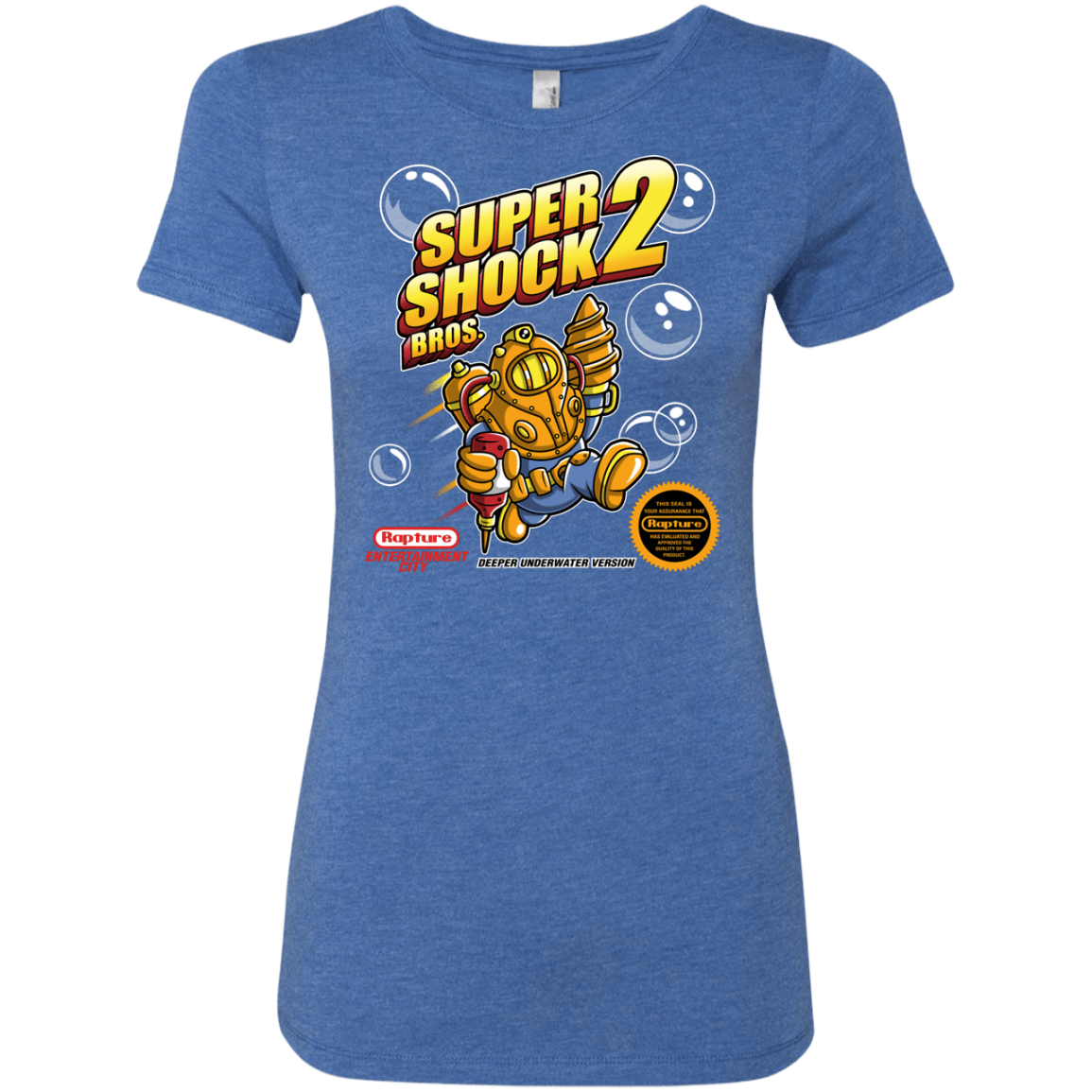 T-Shirts Vintage Royal / Small Super Shock Bros 2 Women's Triblend T-Shirt