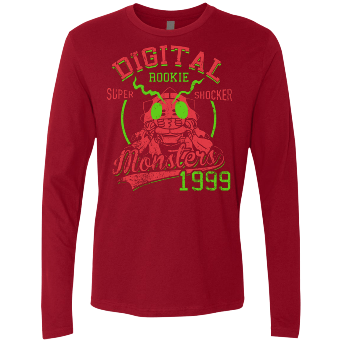 T-Shirts Cardinal / Small Super Shocker Men's Premium Long Sleeve