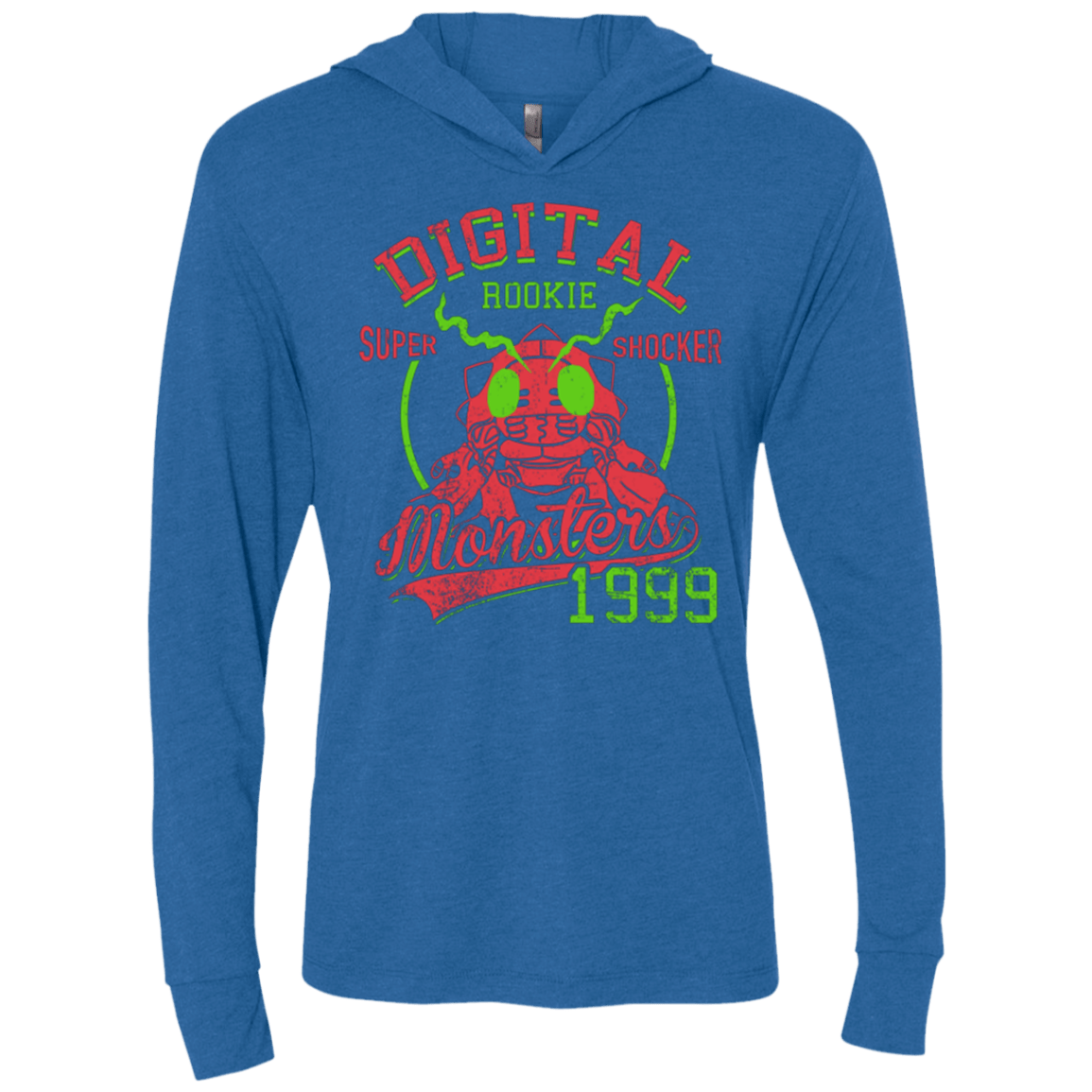 T-Shirts Vintage Royal / X-Small Super Shocker Triblend Long Sleeve Hoodie Tee