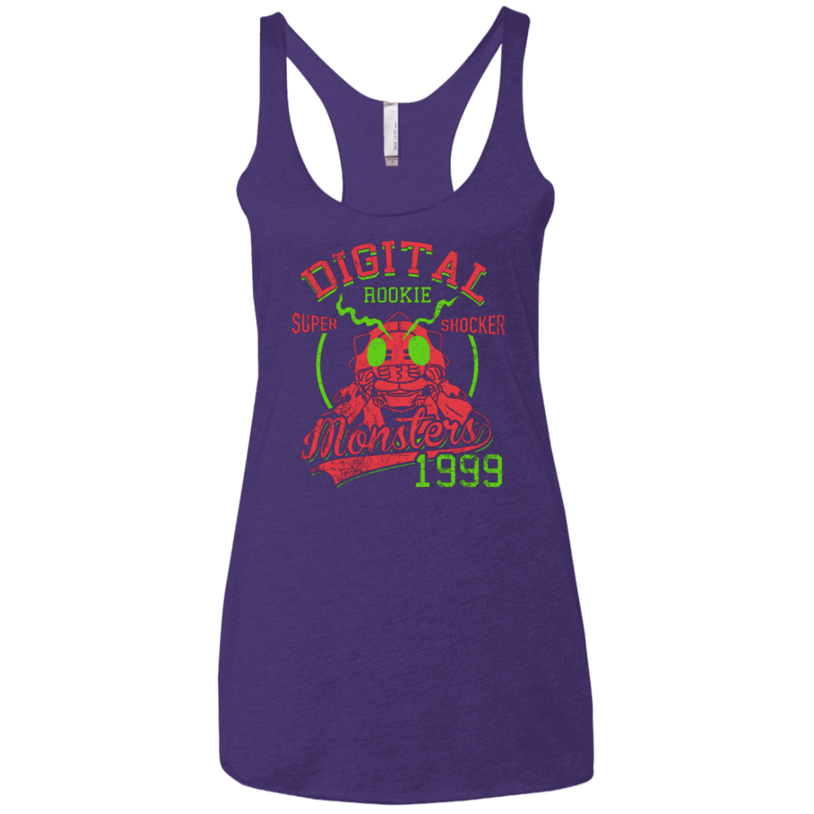 T-Shirts Purple / X-Small Super Shocker Women's Triblend Racerback Tank