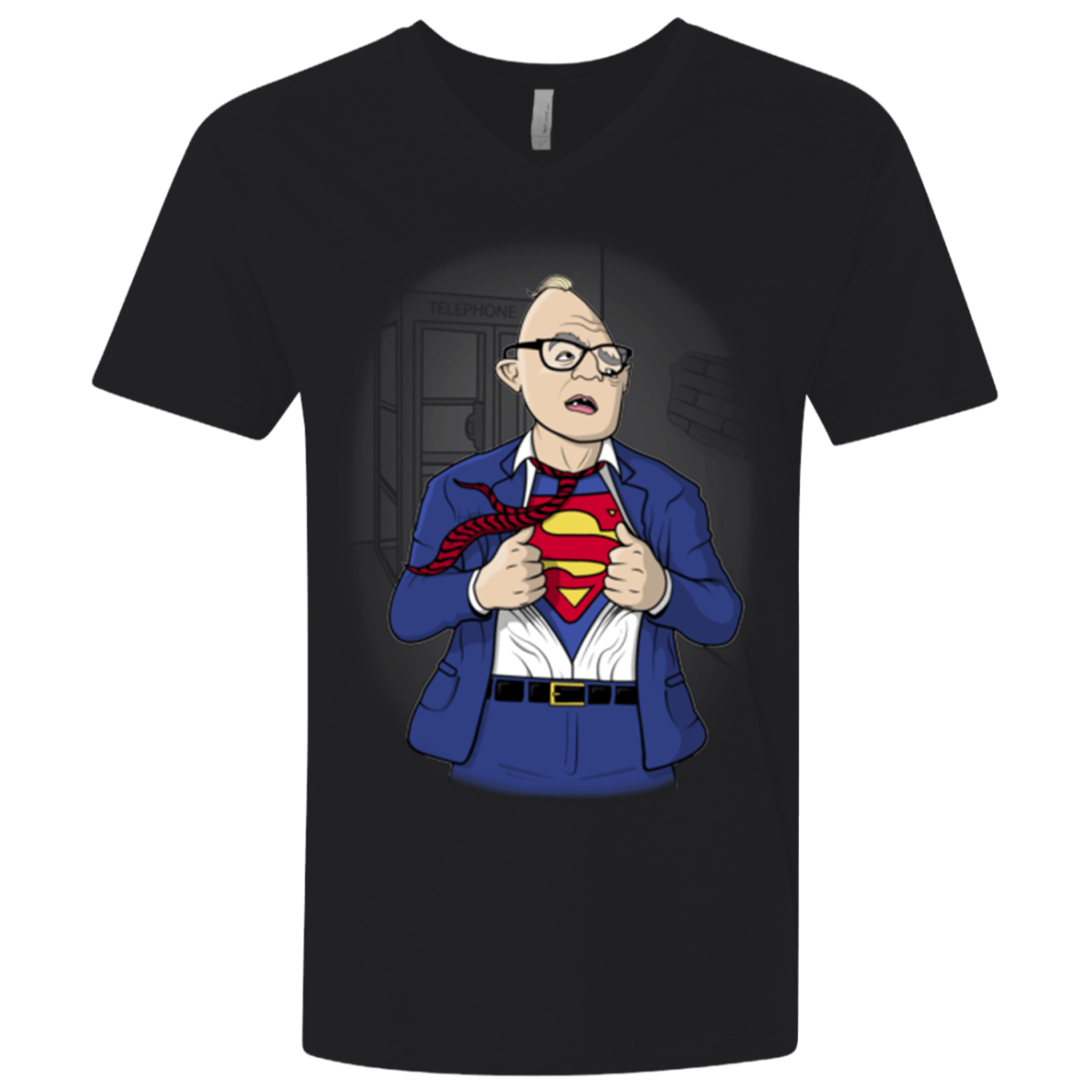 T-Shirts Black / X-Small Super Sloth Men's Premium V-Neck