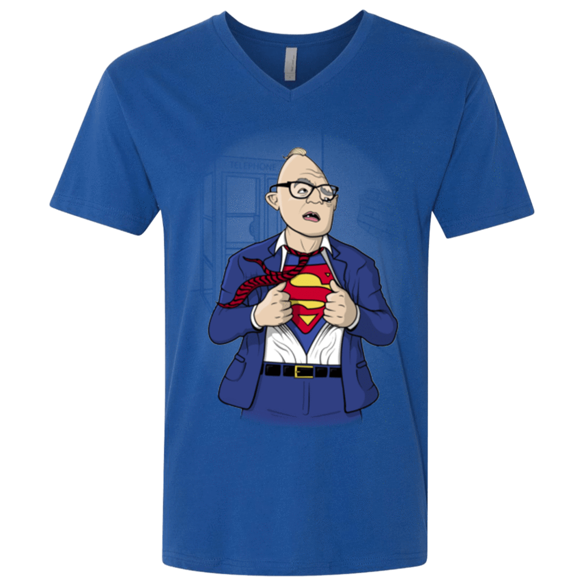 T-Shirts Royal / X-Small Super Sloth Men's Premium V-Neck