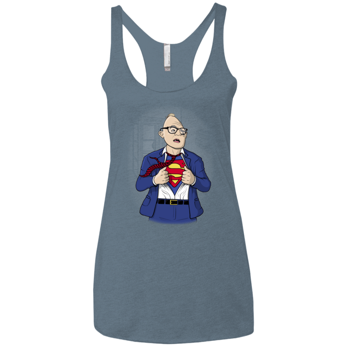 T-Shirts Indigo / X-Small Super Sloth Women's Triblend Racerback Tank