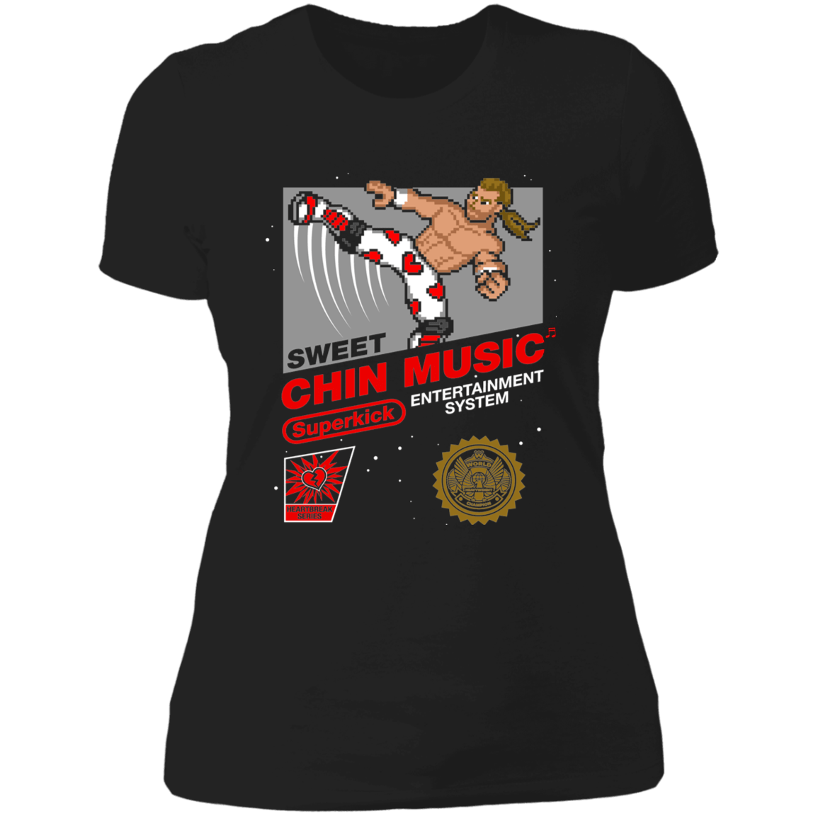 T-Shirts Black / X-Small Super Sweet Chin Music Women's Premium T-Shirt