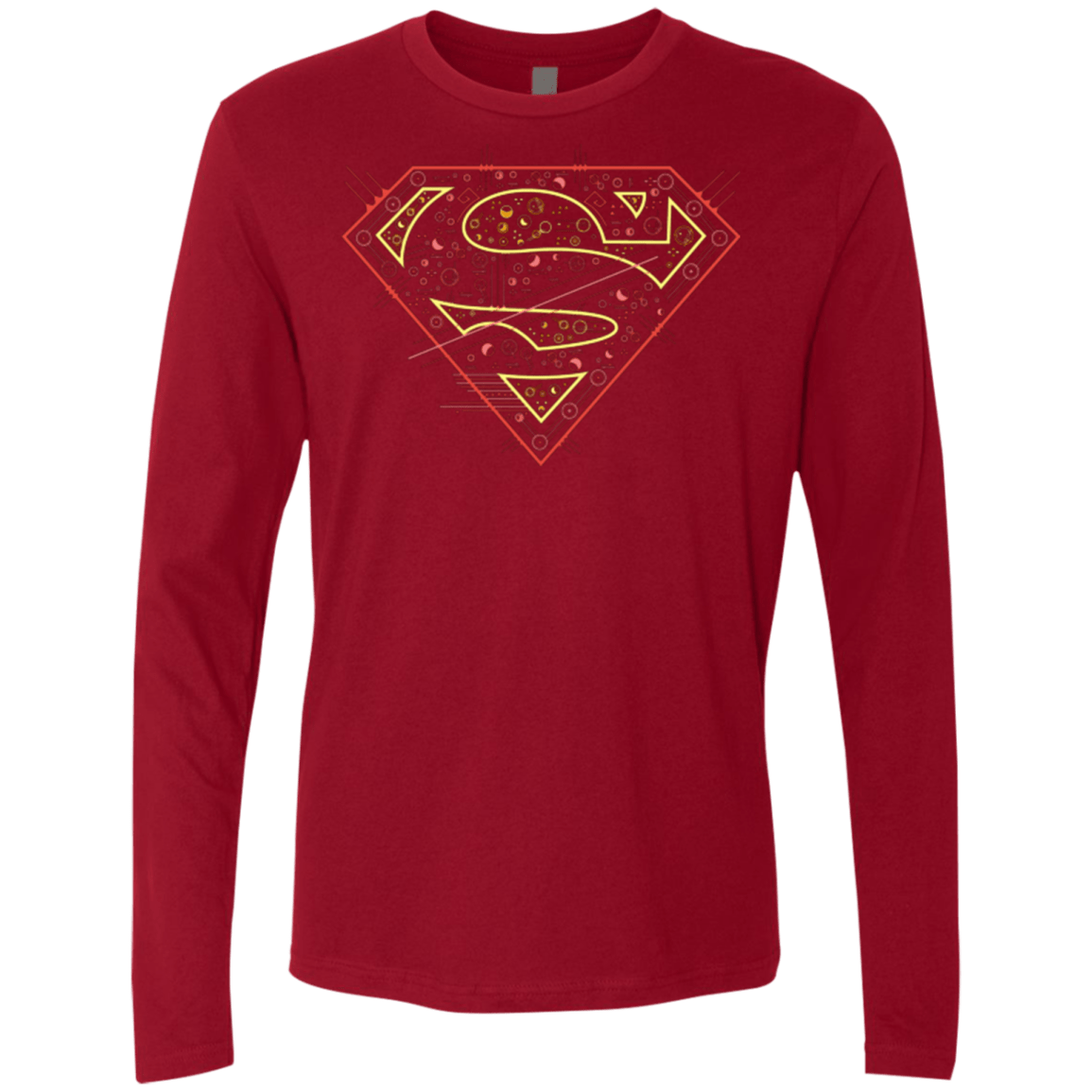 T-Shirts Cardinal / Small Super Tech Men's Premium Long Sleeve