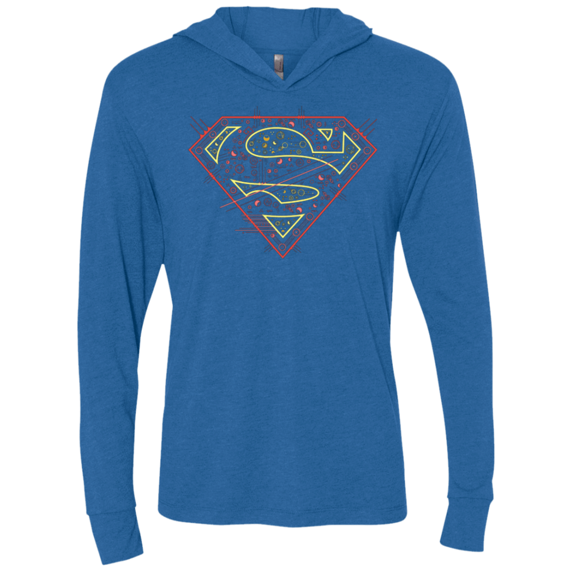 T-Shirts Vintage Royal / X-Small Super Tech Triblend Long Sleeve Hoodie Tee