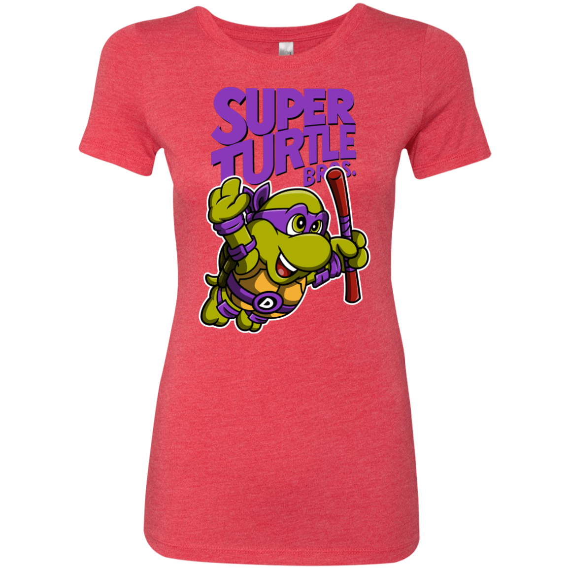 T-Shirts Vintage Red / Small Super Turtle Bros Donnie Women's Triblend T-Shirt