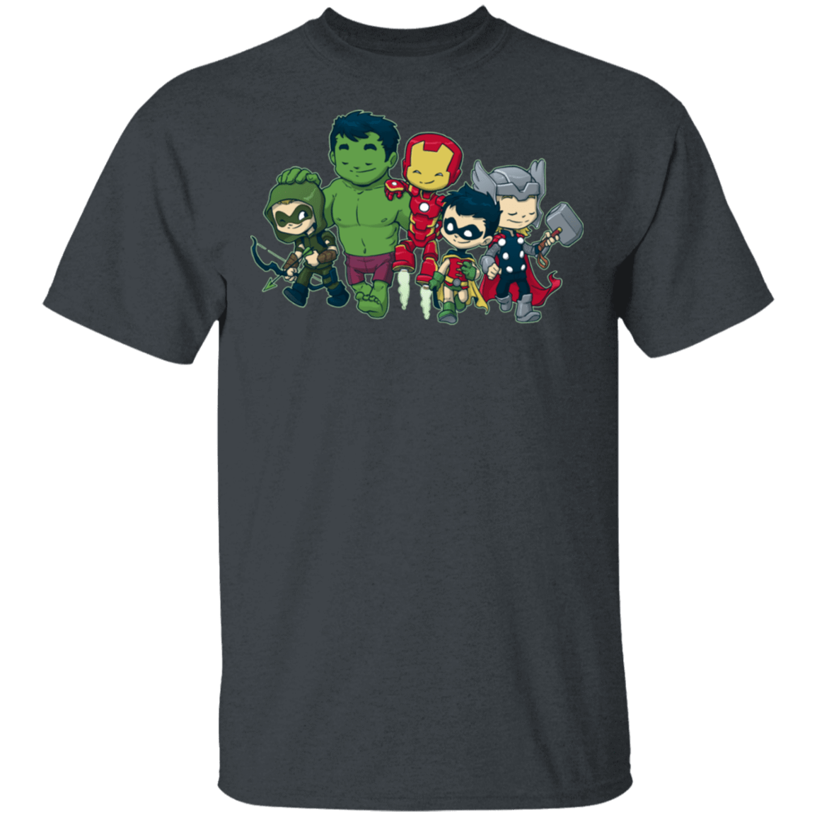 T-Shirts Dark Heather / S Super X Over Bros T-Shirt