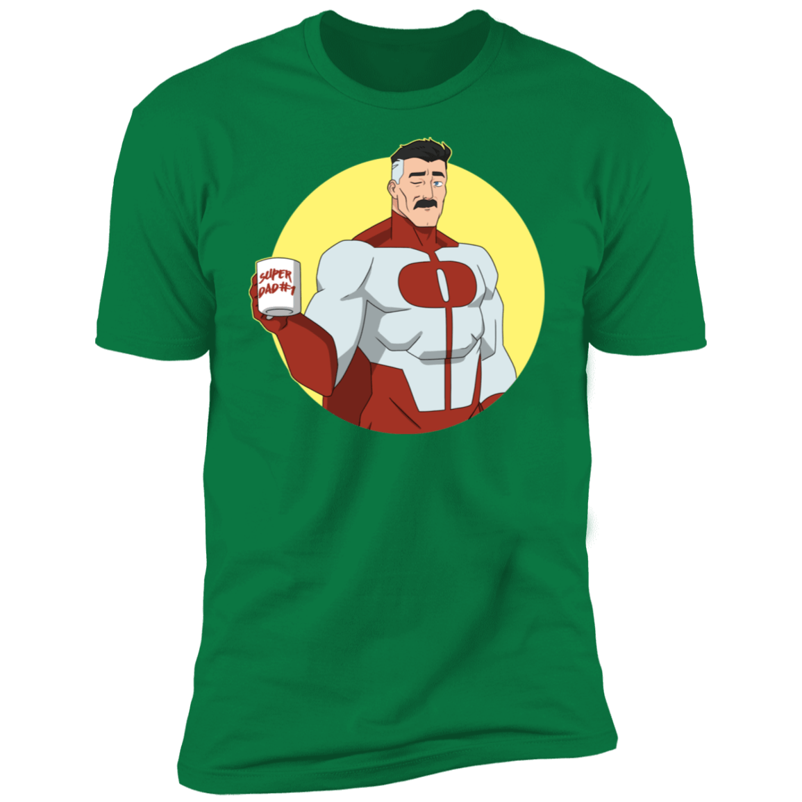 T-Shirts Kelly Green / S Superdad Men's Premium T-Shirt