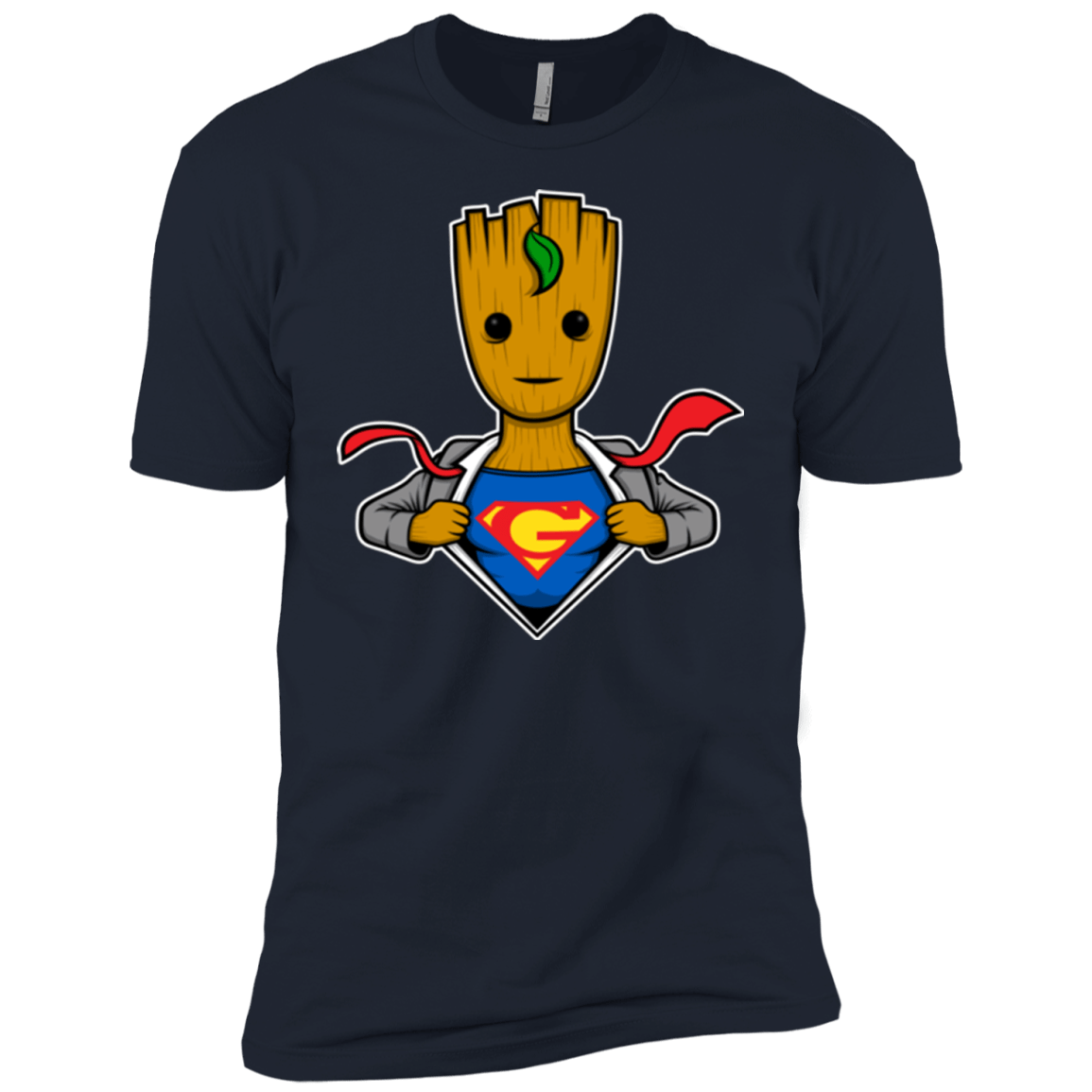T-Shirts Midnight Navy / YXS Supergroot Boys Premium T-Shirt